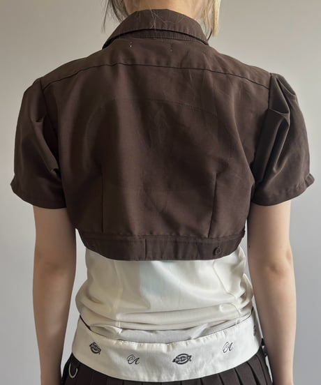 【Chinatsu Aoyama】 RE Makers Shirt Brown / 260813-023