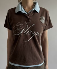 【Chinatsu Aoyama】 RE Player Polo Shirt / 260827-042