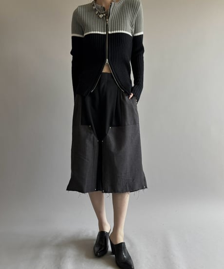 【RE;CIRCLE】 RE Zip-up Knit /261001-024