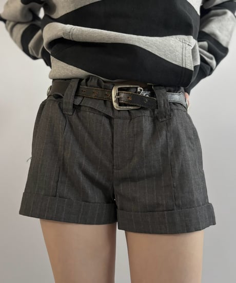 【USED】 Woven Stripe Short Pants / 260919-007