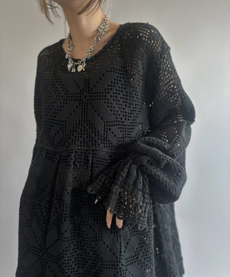 【RE;CIRCLE】 RE Crochet One-Piece / 260803-018