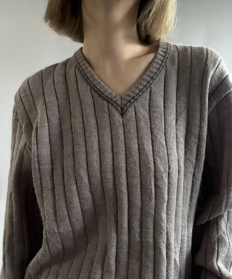 【USED】 V-Neck Knit / 261031-020