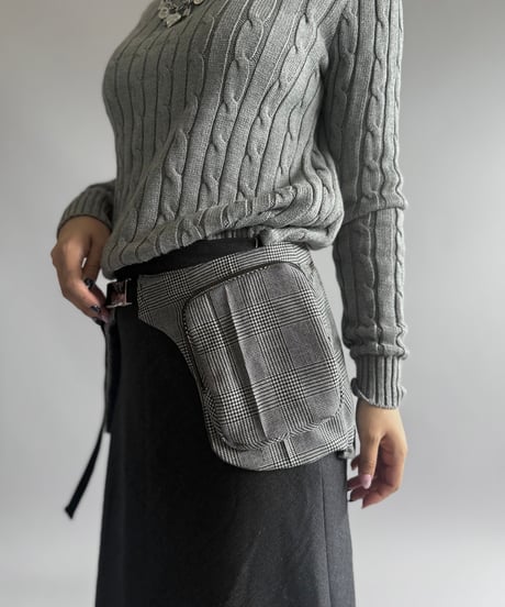 【RE;CIRCLE】 RE Suit Waist Belt Bag / 260917-005