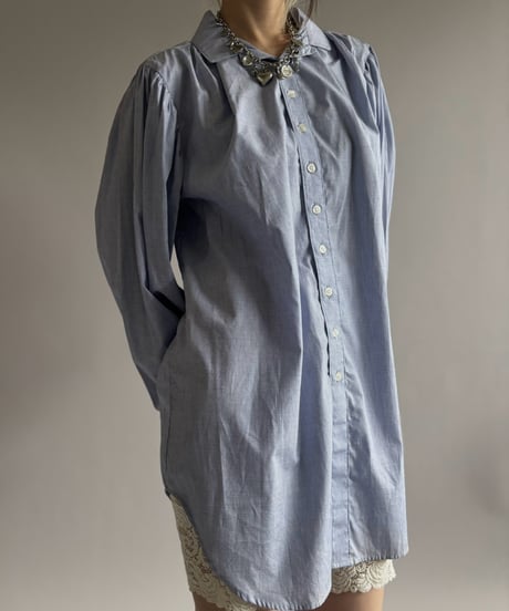 【USED】 Long Gathered Shirt  / 260926-003