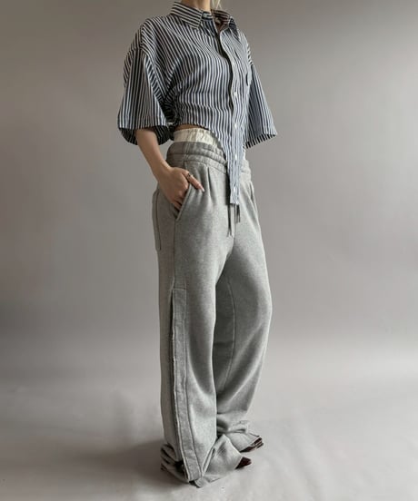【RE;CIRCLE】RE Leotard Stripe S/S Shirt / 260713-007