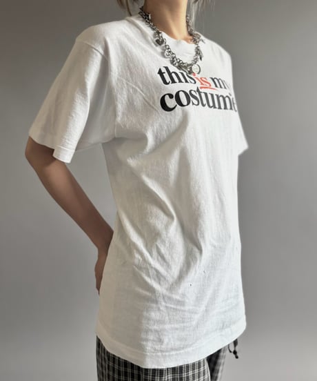 【USED】 Made in USA 90's This is My Costume T-Shirt / 260808-005