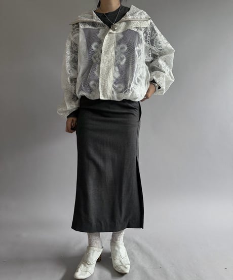 【RE;CIRCLE】RE Lace Hooded Jacket / 260914-008