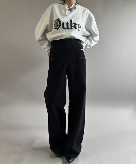 【USED】 Made in USA 90's DUKE Henry Neck Sweat  / 261031-025