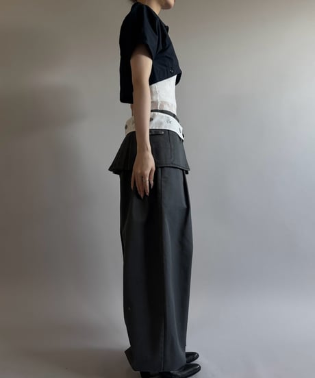 【Chinatsu Aoyama】 RE Makers Shirt Navy / 260813-036