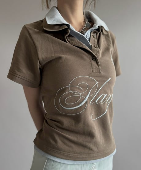 【Chinatsu Aoyama】 RE Player Polo Shirt / 260827-020