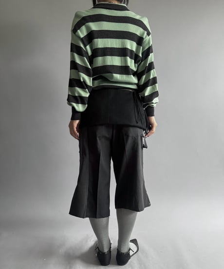 【Chinatsu Aoyama】 Re Suit Double Knee Shorts / 260921-003