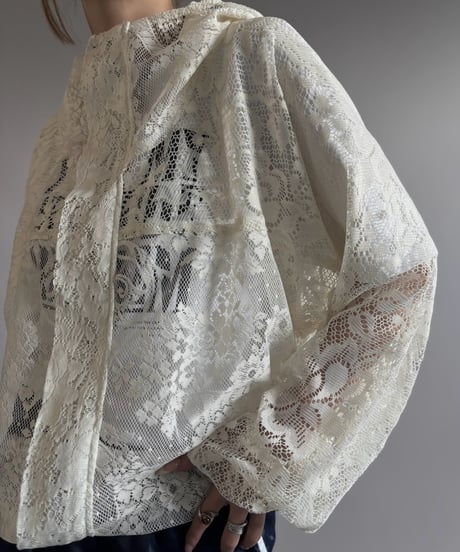 【RE;CIRCLE】RE Lace Hooded Jacket / 260824-007