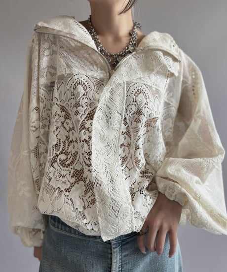 【RE;CIRCLE】RE Lace Hooded Jacket / 260824-009