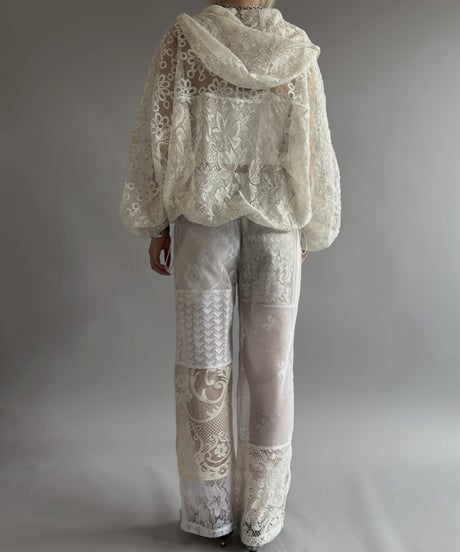 【RE;CIRCLE】RE Crochet  Hooded Blouson / 260709-016