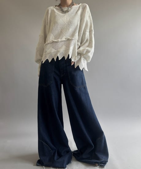 【RE;CIRCLE】 RE Crochet Top / 260803-016
