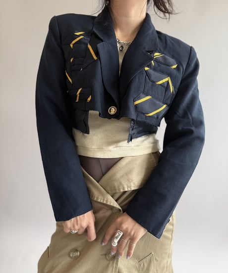 【RE;CIRCLE】 RE Numbering Tie Blazer  / 261019-016