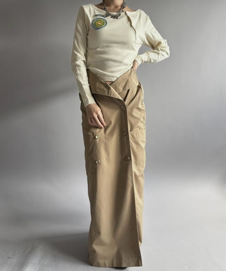 【RE;CIRCLE】 RE Under Wear Boat Neck Shirt  / 261015-022