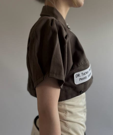 【Chinatsu Aoyama】 RE Makers Shirt Brown / 260813-027