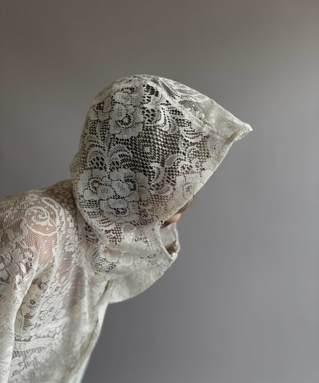 【RE;CIRCLE】RE Lace Hooded Jacket / 260824-011