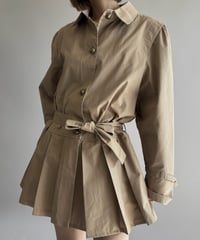 【RE;CIRCLE】 RE Pleated Hem Trench Coat  / 261019-028