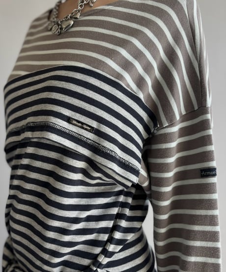 【Chinatsu Aoyama】 Patchwork Border Top  /  2601022-033