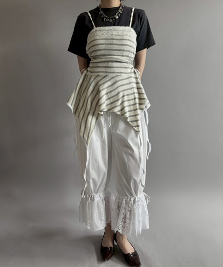 【Chinatsu Aoyama】 RE Border One-Piece / 260716-024