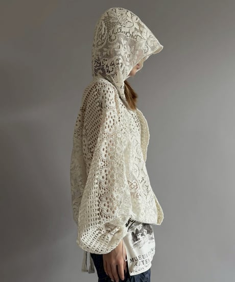 【RE;CIRCLE】RE Crochet  Hooded Blouson / 260709-015
