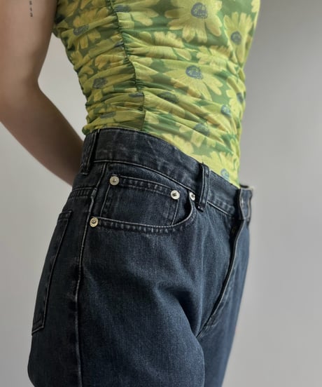 【USED】 OLD GAP Lame Design Flare Denim Pants / 260815-006