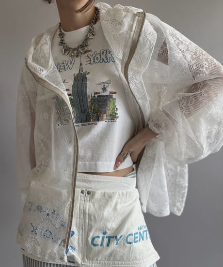 【RE;CIRCLE】RE Lace Hooded Jacket / 260824-013