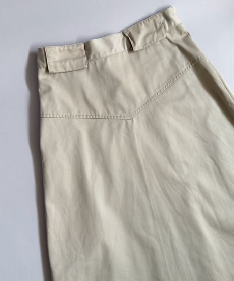【USED】 Cotton Chino Long Skirt / 260905-023