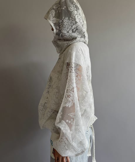 【RE;CIRCLE】RE Lace Hooded Jacket / 260824-012