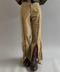 【RE;CIRCLE】 RE Lace-up Cords Pants / 261008-017
