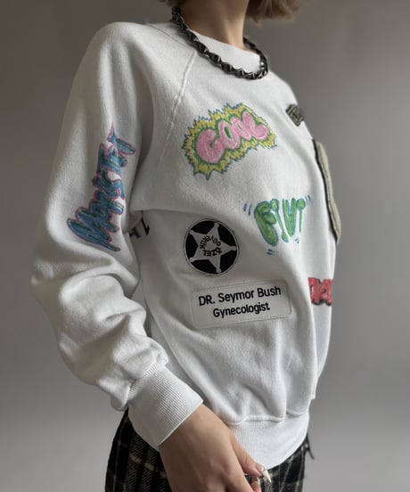 【RE;CIRCLE】 RE Mash up Products Handwritten Sweat Top  /261026-020