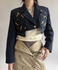 【RE;CIRCLE】 RE Numbering Tie Blazer  / 261019-016