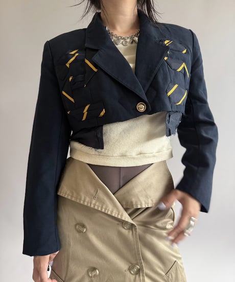 【RE;CIRCLE】 RE Numbering Tie Blazer  / 261019-016
