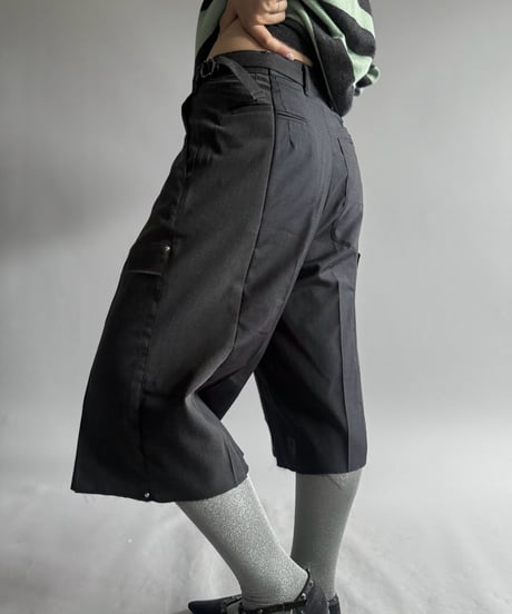 【Chinatsu Aoyama】 Re Suit Double Knee Shorts / 260921-003