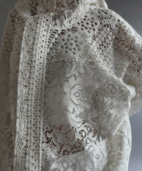 【RE;CIRCLE】RE Crochet  Hooded Blouson / 260709-015