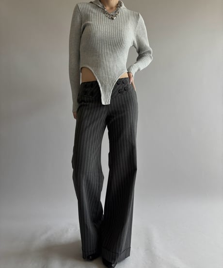 【RE;CIRCLE】 RE Rib Knit Leotard Top /261001-019