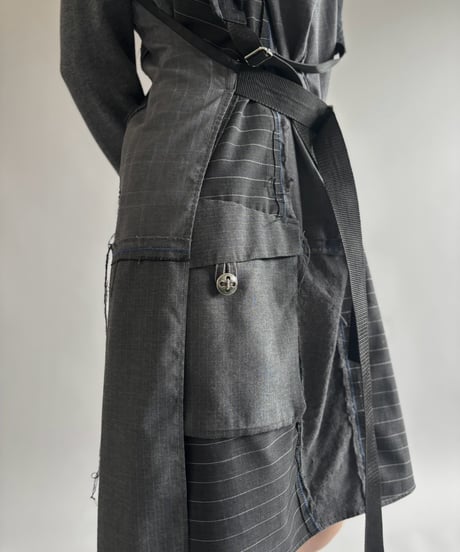 【USED】 Frocku-London Design Patchwork L/S Dress / 260919-003
