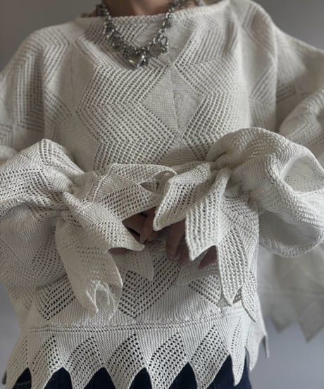 【RE;CIRCLE】 RE Crochet Top / 260803-016