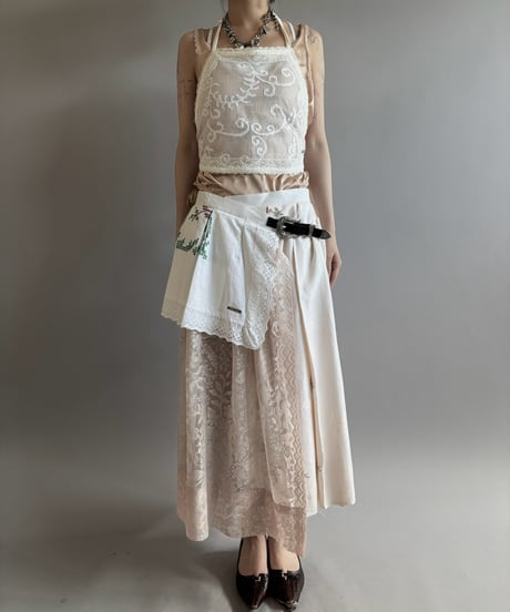 【Chinatsu Aoyama】 RE The Home Long Skirt / 260820-042
