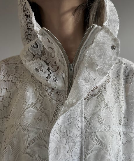 【RE;CIRCLE】RE Lace Hooded Jacket / 260824-004