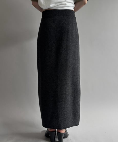 【USED】 Wool Long Skirt / 260822-008