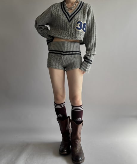 【RE;CIRCLE】 RE Tilden Knit Set-up  /261019-031