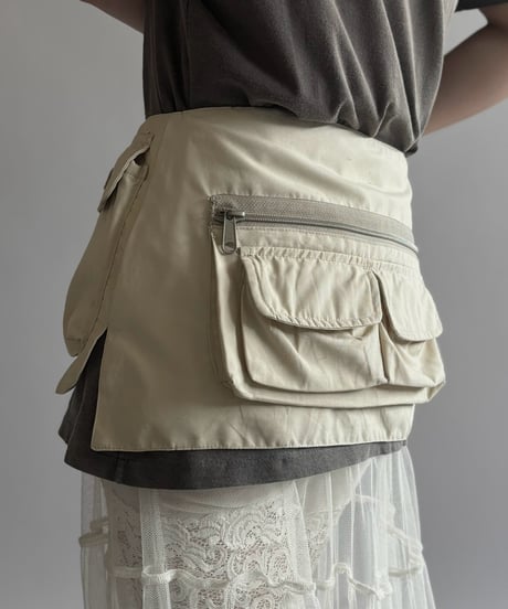 【RE;CIRCLE】  RE Fishing Vest Belt Bag / 260810-007