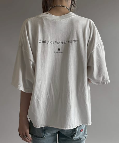 【USED】 Hanes APPLE X Cutoff T-Shirt / 260725-029