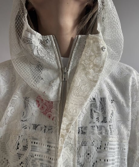 【RE;CIRCLE】RE Lace Hooded Jacket / 260824-006