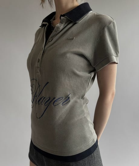 【Chinatsu Aoyama】 RE Player Polo Shirt / 260827-022