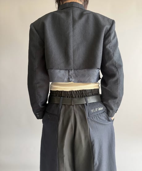 【RE;CIRCLE】 RE Numbering Tie Blazer  / 261019-007