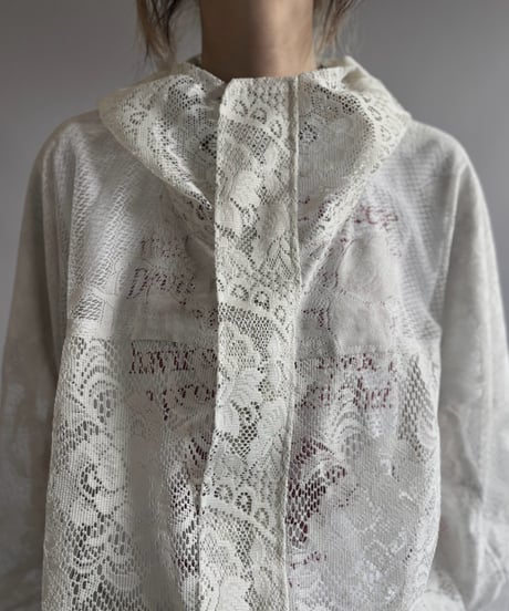 【RE;CIRCLE】RE Lace Hooded Jacket / 260824-001